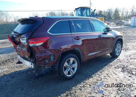 2019 Toyota Highlander Limited z USA, uszkodzony, nr VIN 5TDDZRFH7KS933466